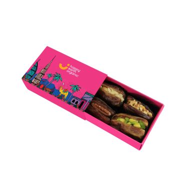 Happy Earth Organic Filled Dates - Dubai Pink, 73 Grams